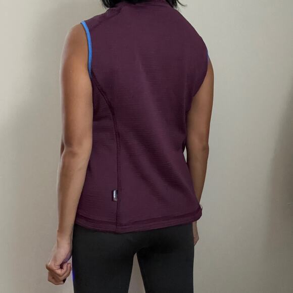 Fayettechill Outerwear LO Fleece Polartec Vest in Plum Size S - Picture 14 of 16